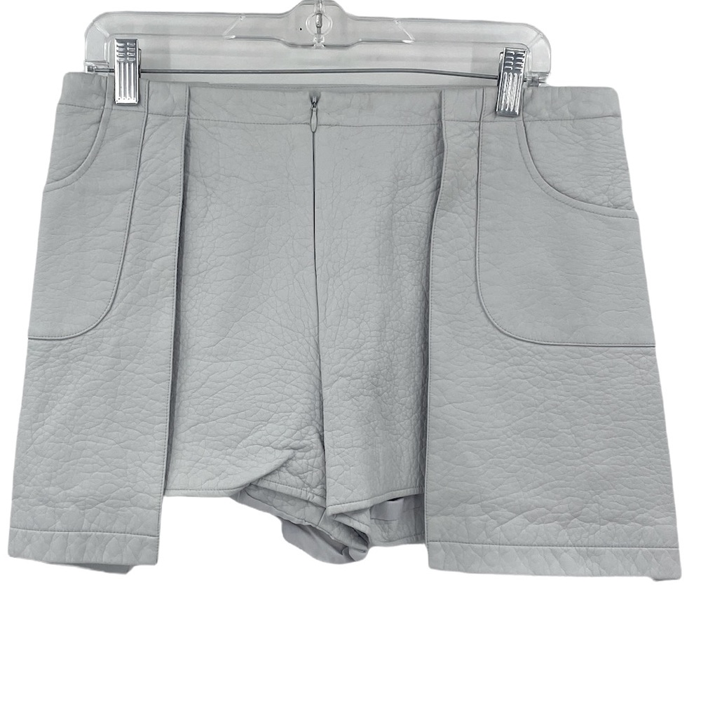 💕SALE💕 NWT Nasty Gal Leather Nightwalker Origami Layered Shorts - Picture 5 of 13